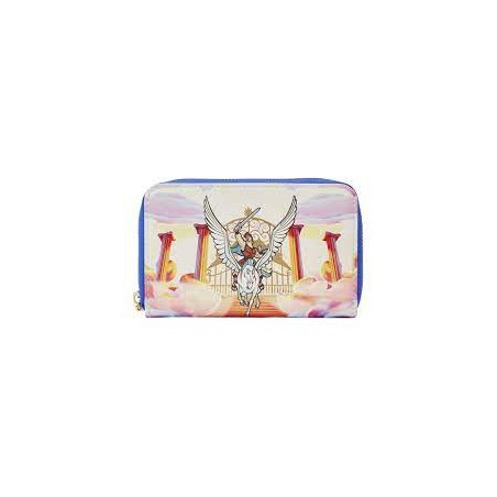 STOCK - LF DISNEY HERCULES MOUNT OLYMPUS GATES ZIP AROUND WALLET