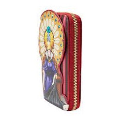 STOCK - LF DISNEY SNOW WHITE EVIL QUEEN THRONE ZIP AROUND WALLET