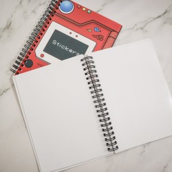 STOCK - RISKIT DESIGN - Cahier réutilisable pour autocollants