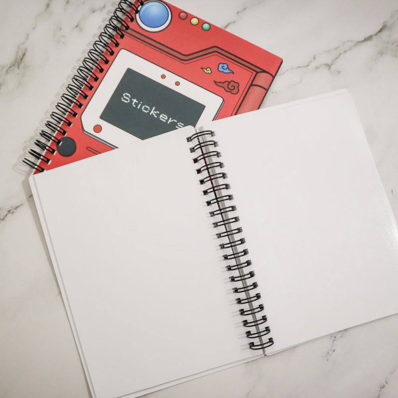 STOCK - RISKIT DESIGN - Cahier réutilisable pour autocollants