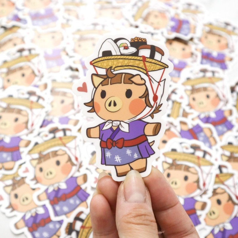 STOCK - RISKIT DESIGN - Vinyl Stickers MUSUBI MAE