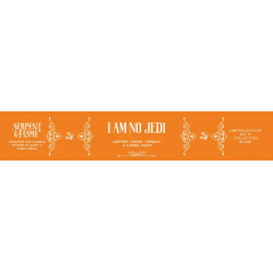 STOCK - SERPENT AND FLAME - BOUGIE " I AM NO JEDI "