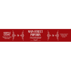 STOCK - SERPENT AND FLAME - BOUGIE " MAIN STREET POPCORN "