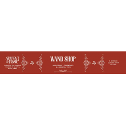 STOCK - SERPENT AND FLAME - BOUGIE "WAND SHOP "