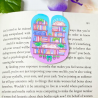 STOCK - BITE AND ROAR STUDIO - MARQUE PAGE MAGNETIQUE "Bunny Bookshelf"