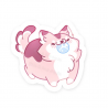 STOCK - BITE AND ROAR STUDIO - STICKERS " BROWN WOLF DOG "