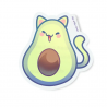 STOCK - BITE AND ROAR STUDIO - STICKERS " AVOCADO CAT "