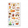 STOCK - STICKII - FEUILLE DE STICKERS "TEA TIME"