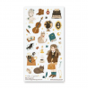 STOCK - STICKII - FEUILLE DE STICKERS "IN MY STUDY"