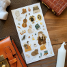 STOCK - STICKII - FEUILLE DE STICKERS "IN MY STUDY"
