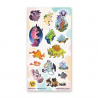 STOCK - STICKII - FEUILLE DE STICKERS "FANTASTICAL ANIMALS HYBRID"