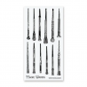 STOCK - STICKII - FEUILLE DE STICKERS " MAGIC WANDS "