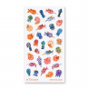 STOCK - STICKII - FEUILLE DE STICKERS " POISSONS"