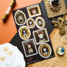 STOCK - STICKII - FEUILLE DE STICKERS " SKELETON GALLERY"