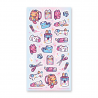 STOCK - STICKII - FEUILLE DE STICKERS " CUTIE STATIONARY"
