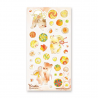STOCK - STICKII - FEUILLE DE STICKERS " OURS DU NOUVEL AN "