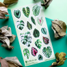 STOCK - STICKII - FEUILLE DE STICKERS " GORGEOUS GREEN "