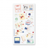 STOCK - STICKII - FEUILLE DE STICKERS " STATIONARY ESSENTIALS "