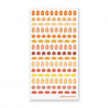 STOCK - STICKII - FEUILLE DE STICKERS "MINI PUMPKINS"