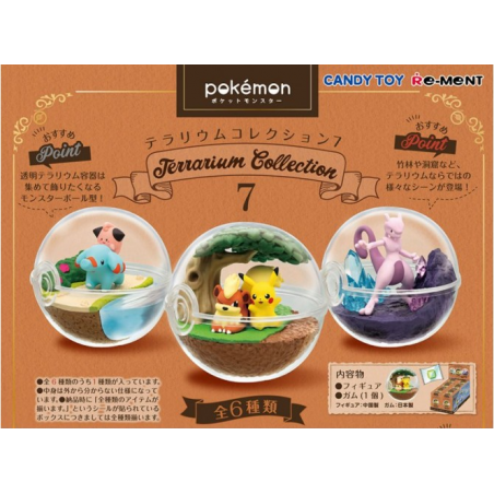 COMMANDE - RE-MENT POKEMON TERRARIUM 7