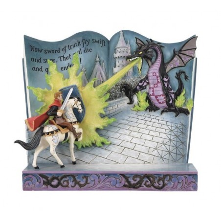 STOCK - ENESCO - DISNEY TRADITIONS - Maleficient Storybook Figurine