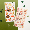 STOCK - STICKII - FEUILLE DE STICKERS "CHRISTMAS SWEETS"