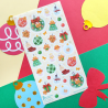 STOCK - STICKII - FEUILLE DE STICKERS "CUTIE TREATS"