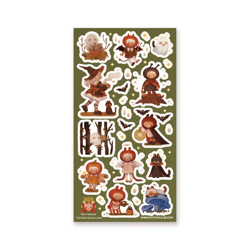 STOCK - STICKII - FEUILLE DE STICKERS