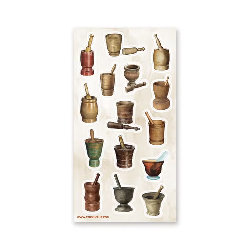 STOCK - STICKII - FEUILLE DE STICKERS