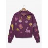 COMMANDE - IMPORT USA - Disney Tangled Icons Zippered Women's Sweater