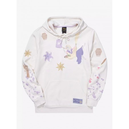 COMMANDE - IMPORT USA - Disney Tangled Rapunzel Mural Paint Hoodie