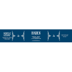 STOCK - SERPENT AND FLAME - BOUGIE "HADES"