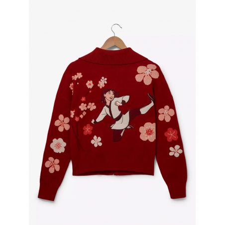 COMMANDE - IMPORT USA - Disney Mulan Icons Zippered Women's Sweater