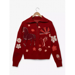 COMMANDE - IMPORT USA - Disney Mulan Icons Zippered Women's Sweater