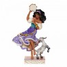 STOCK - ENESCO - DISNEY TRADITIONS - Twirling Tambourine Player - Esmeralda and Djali Figurine