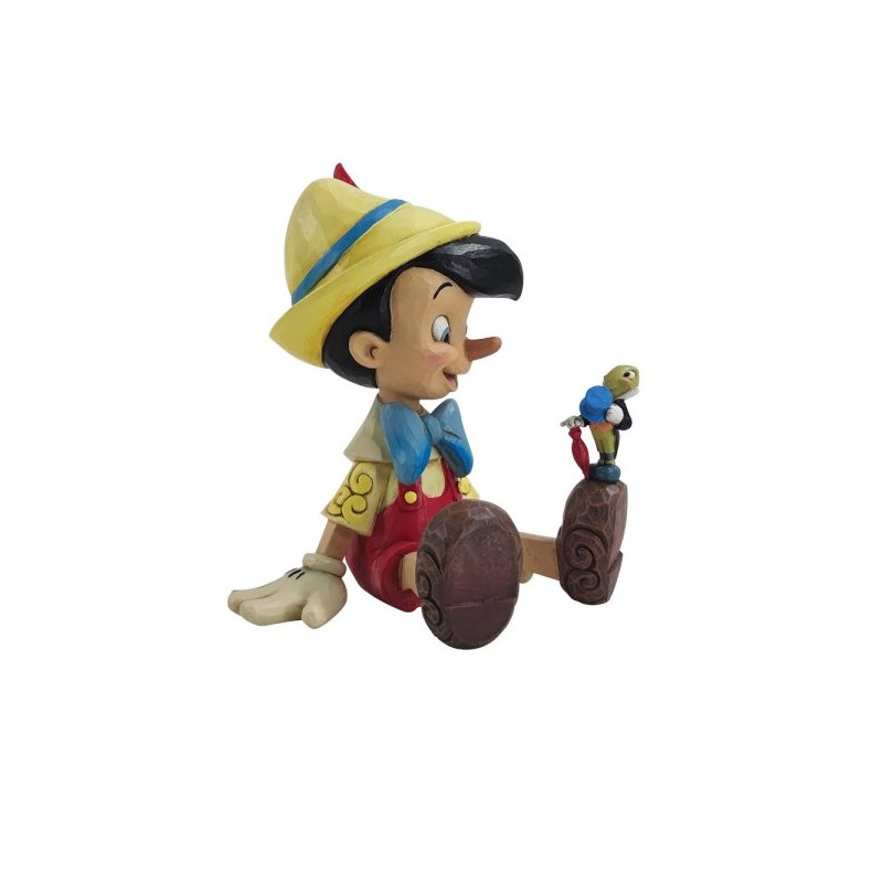 STOCK - ENESCO - DISNEY TRADITIONS - Pinocchio and Jiminy Sitting Figurine