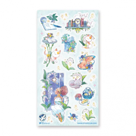 STOCK - STICKII - FEUILLE DE STICKERS