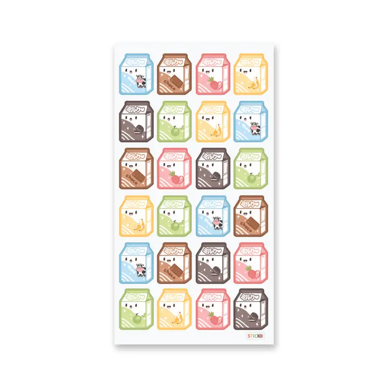 STOCK - STICKII - FEUILLE DE STICKERS