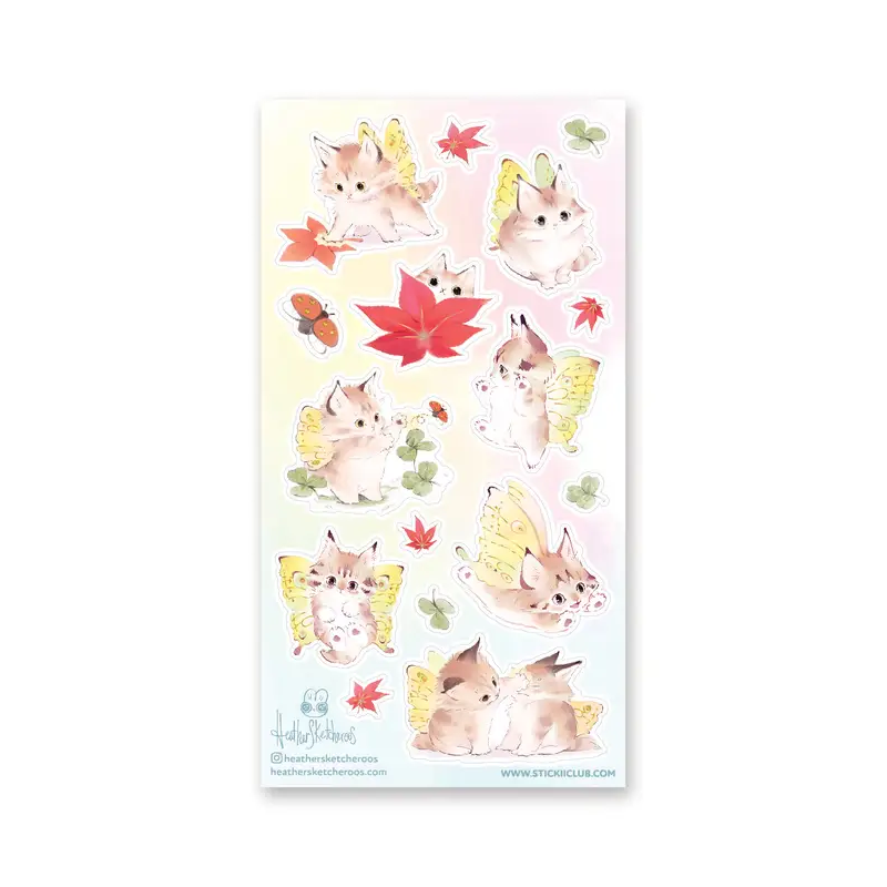 STOCK - STICKII - FEUILLE DE STICKERS