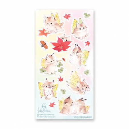 STOCK - STICKII - FEUILLE DE STICKERS