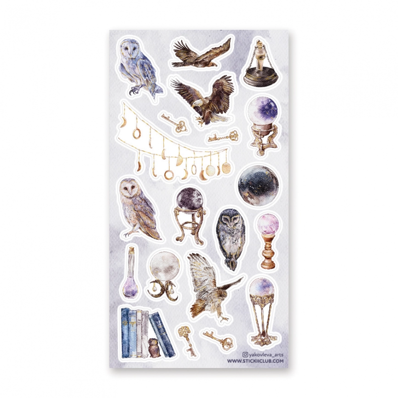 STOCK - STICKII - FEUILLE DE STICKERS