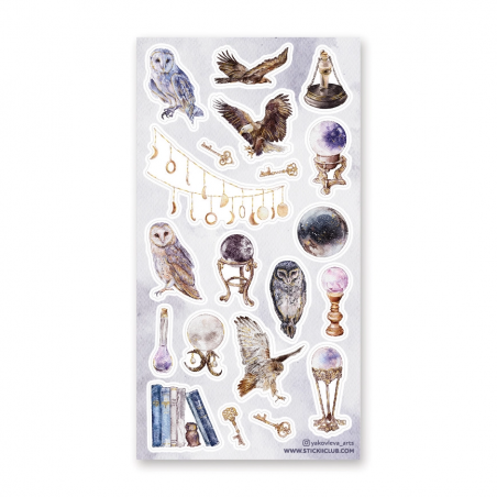 STOCK - STICKII - FEUILLE DE STICKERS
