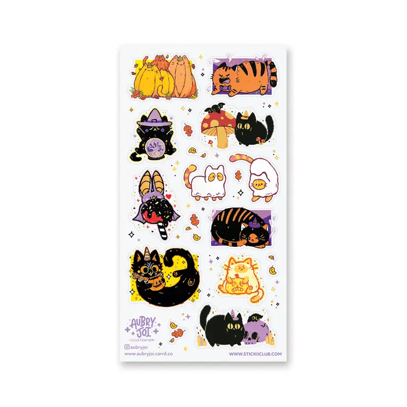 STOCK - STICKII - FEUILLE DE STICKERS