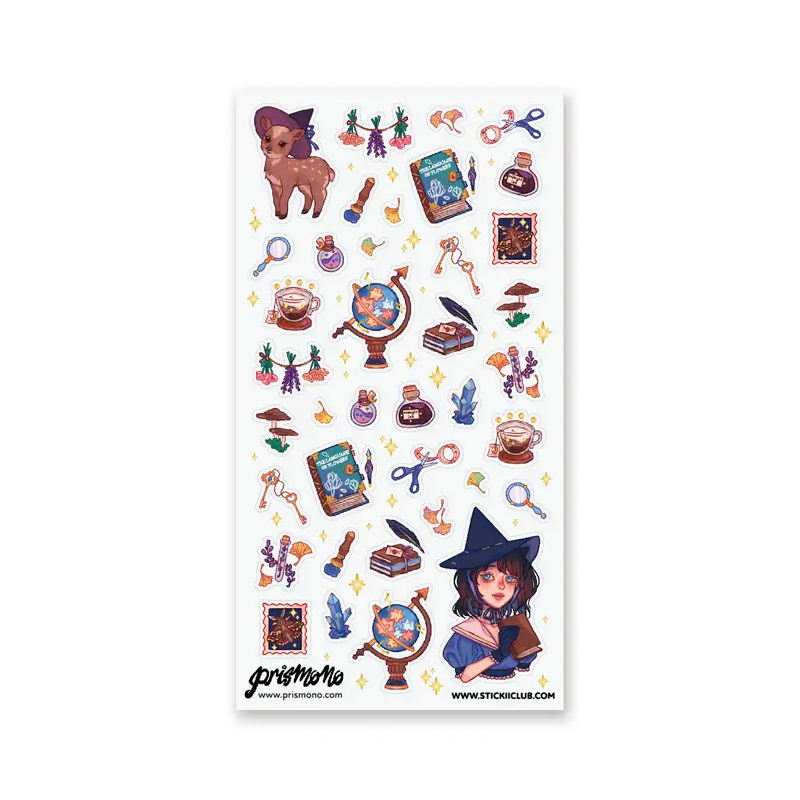 STOCK - STICKII - FEUILLE DE STICKERS