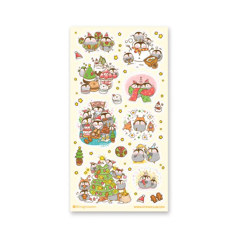STOCK - STICKII - FEUILLE DE STICKERS