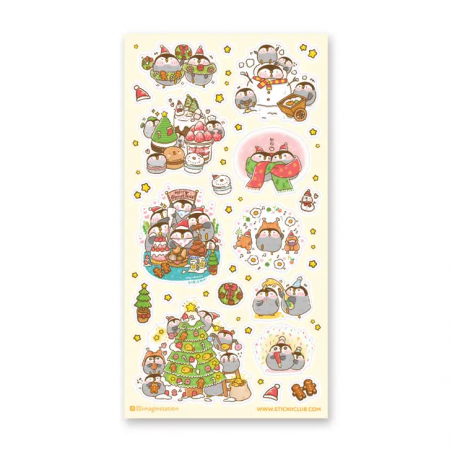 STOCK - STICKII - FEUILLE DE STICKERS