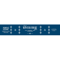 STOCK - SERPENT AND FLAME - BOUGIE "WINTER COURT"