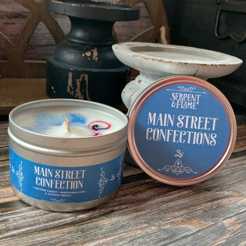 STOCK - SERPENT AND FLAME - BOUGIE "MAINSTREET CONFECTIONS"