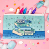 STOCK - UNICORN ECLISPE - Trousse " Stacked books "