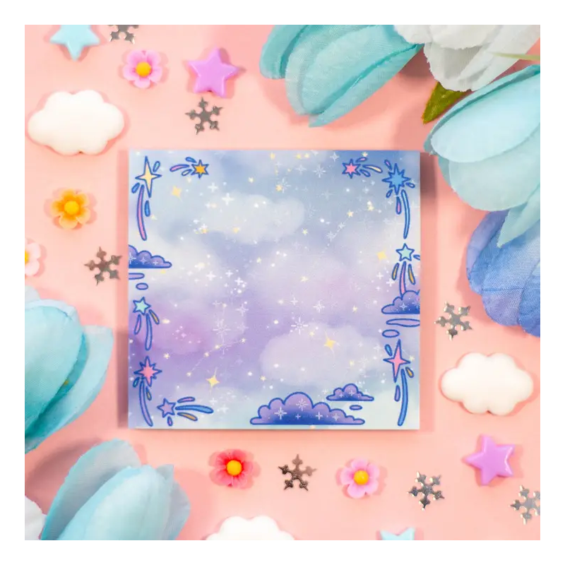 STOCK - UNICORN ECLISPE - Post-it/Sticky Note "Celestial Galaxy"
